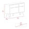 Tuhome Augusta Double Dresser, Superior Top, Hairpin Legs, Four Drawers, Light Oak CLD7039 - alternate 6